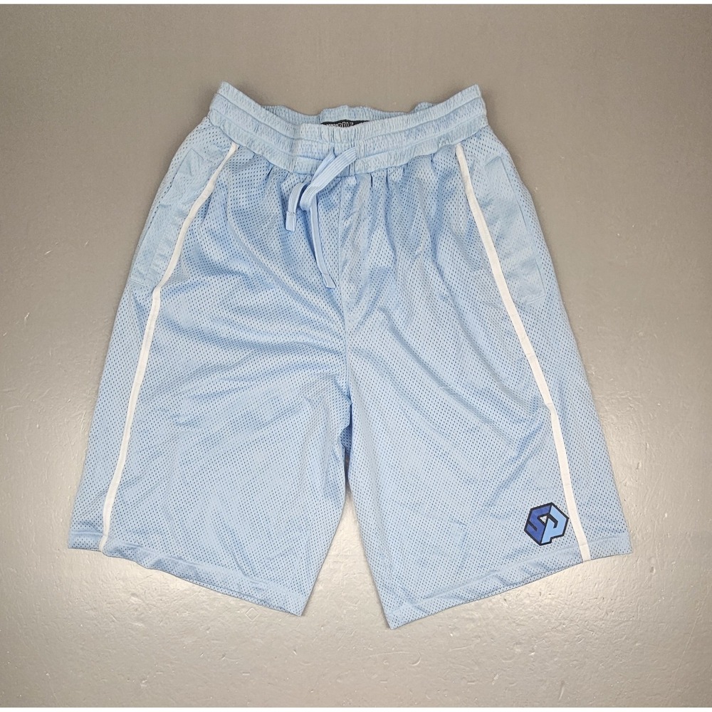 Southpole Mens‎ Basketball Shorts Vintage Mesh Medium Blue Baggy Hip-Hop